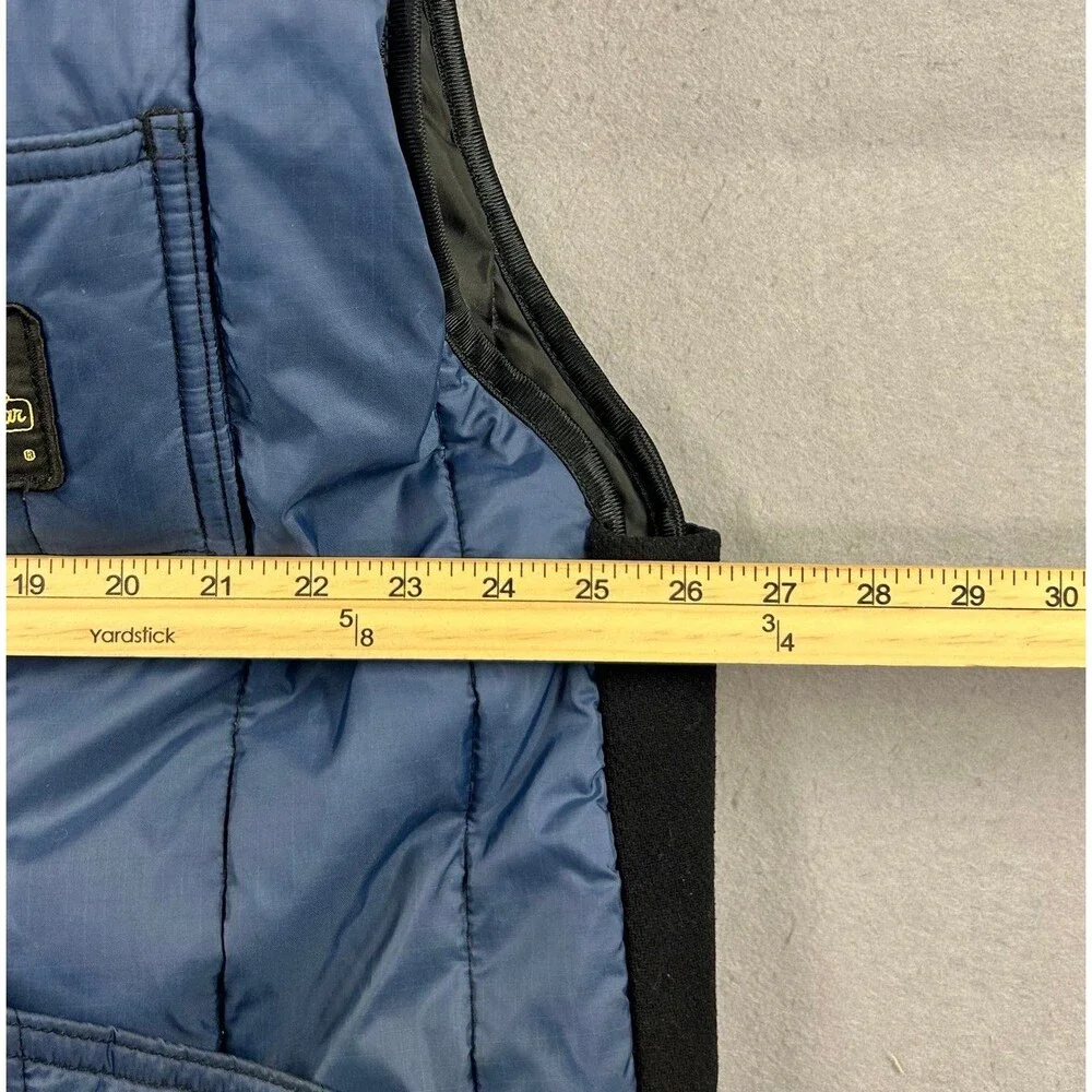RefrigiWear Vest Men 2XL Blue Quilted Insulated Workwear 0599R